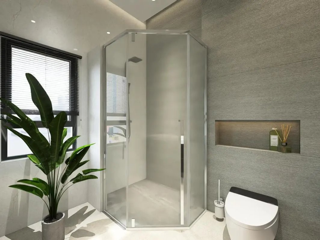 Tempered Glass Bathroom Shower Room Glass Shower Room