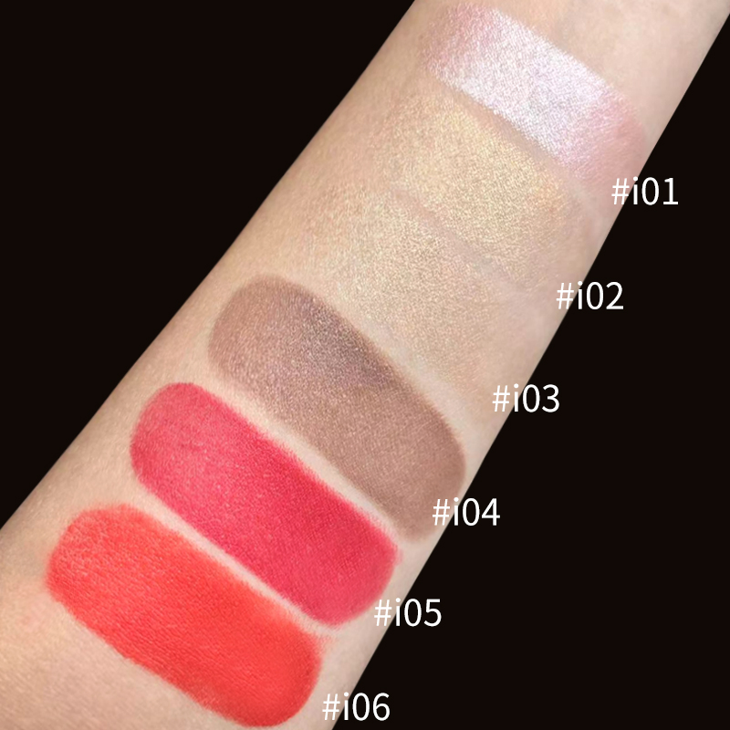 Makeup Lightweight Glitter Highlighter Contour Lip Cheek Waterproof Creamy Blush Stick