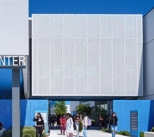 Architectural Metal Cladding Exterior Decorative Panel Perforated Aluminum Plate