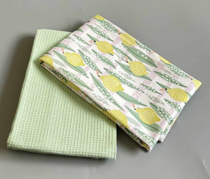 Custom-Printed Waffle Kitchen Napkins Tea Towels