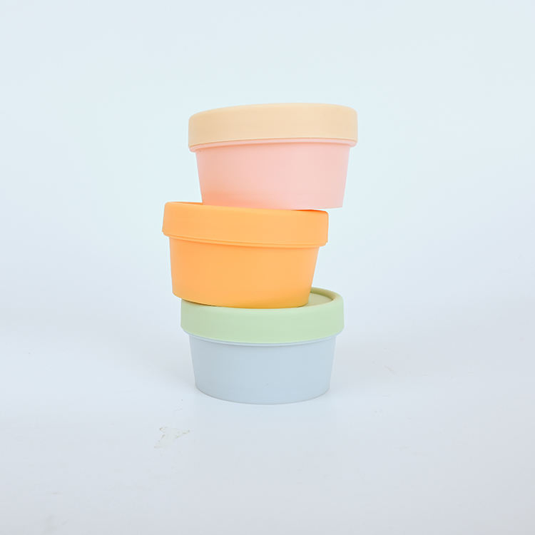 Free Sample 50g 100g 200g 250g Cute Pink Face Body Scrub PP Container Empty Cream Packaging Cosmetic Jar Plastic with Lid