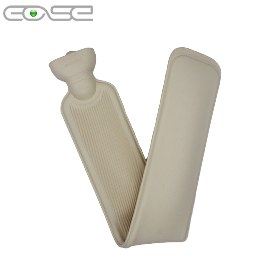 Extra Long Hot Water Bottle with Chic Cover for Comfort