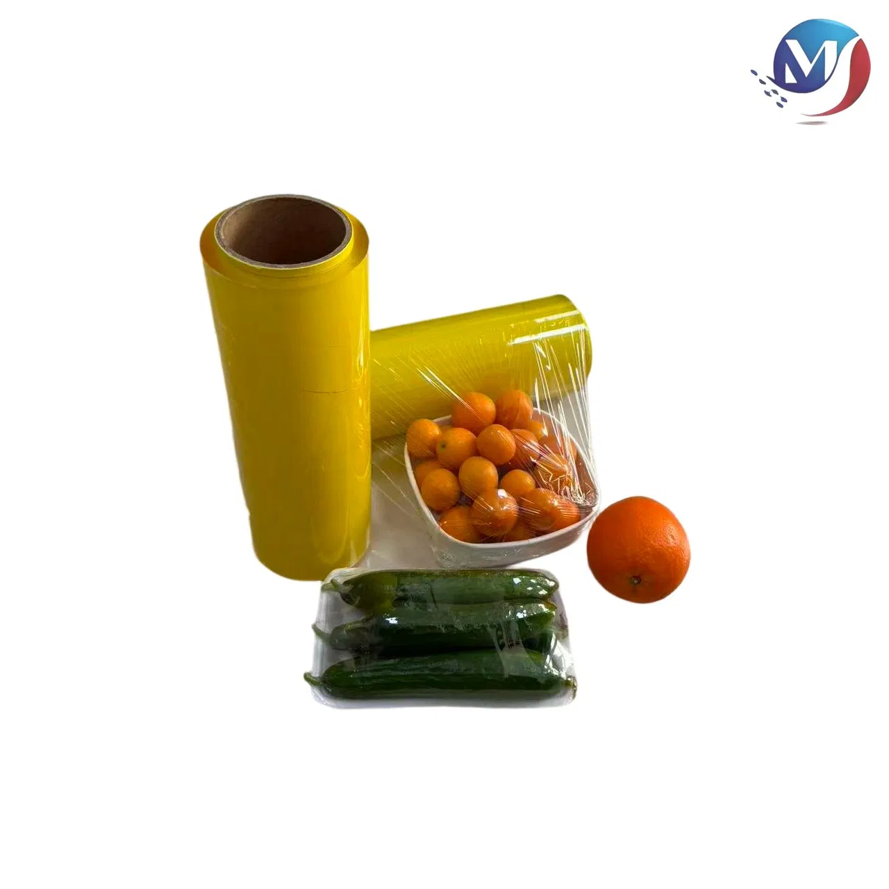 PVC Cling Film Jumbo Roll for Commercial Food Packaging