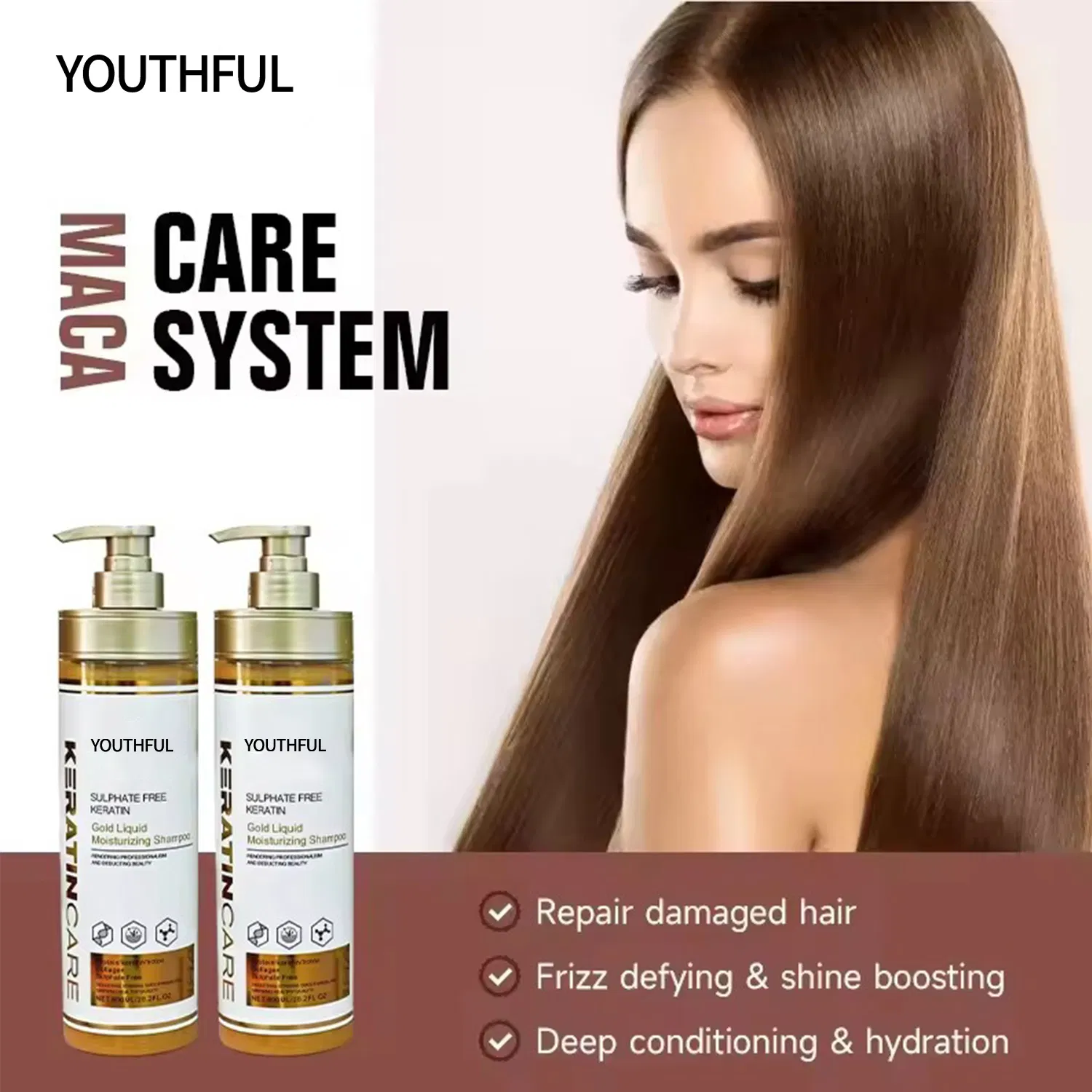 Organic Protein Sulfate Free Argan Oil Keratin Conditioner