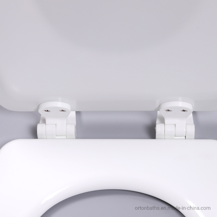 Europe American Elongated Standards PP UF Plastic Wood Open Front Disabled Toilet Soft Clost Slow Down U V Shape Adult Kids Biodegrable Toilet Seat Cover