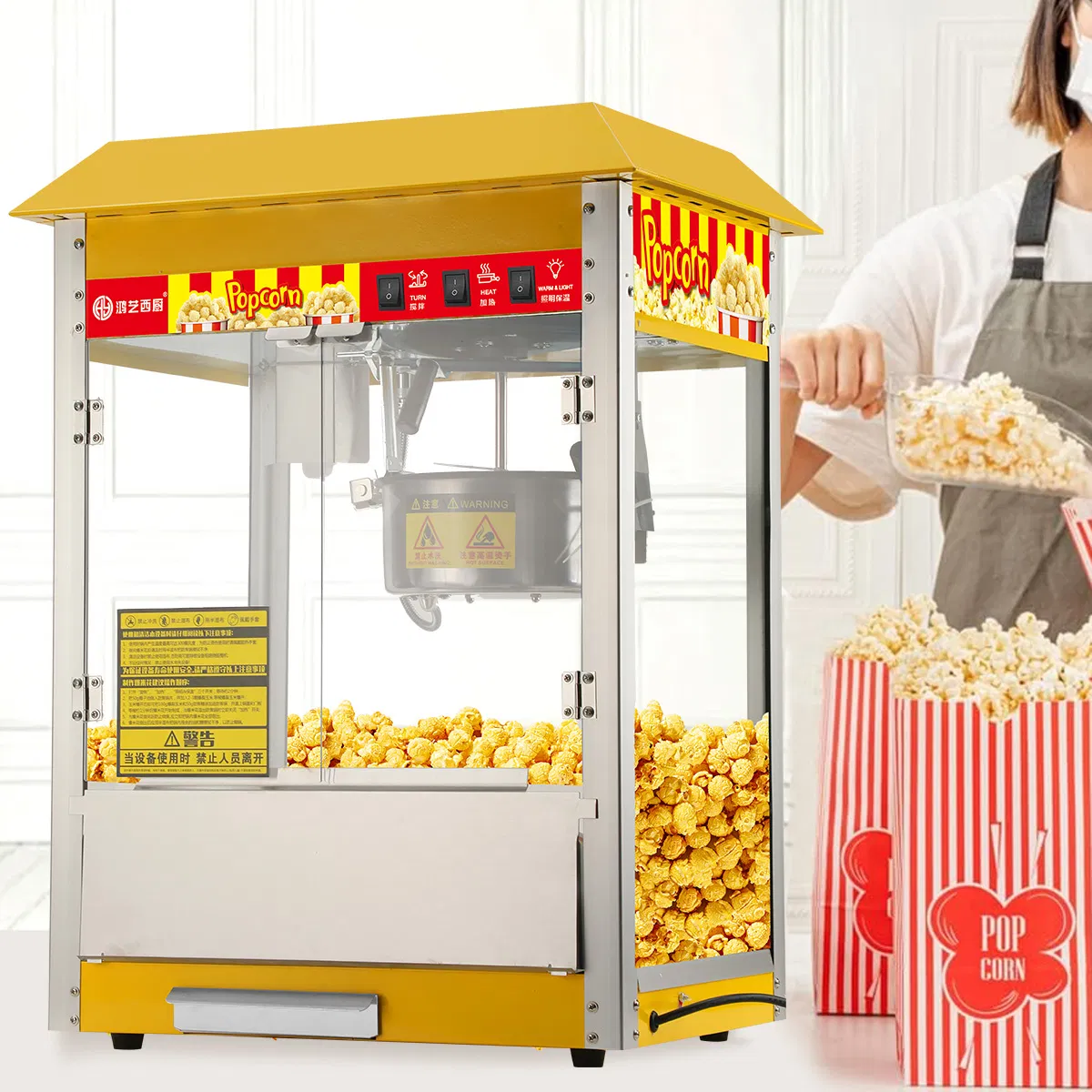 Wholesale Factory Price Automatic Electric Commercial Popcorn Maker Popcorn Machine Warmer