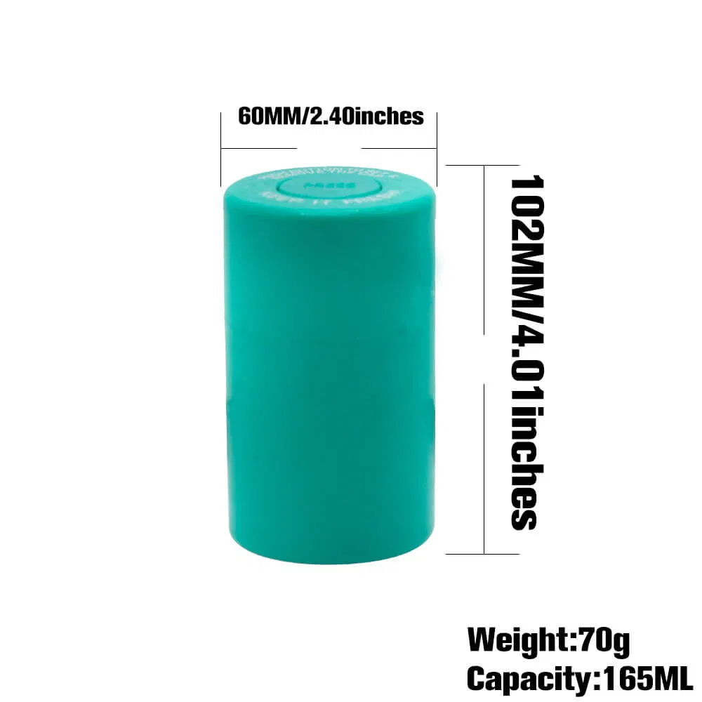 2021 New 102mm Plastic Glow Jar Storage Herb Grinder Stash Container Herb Storage Jar