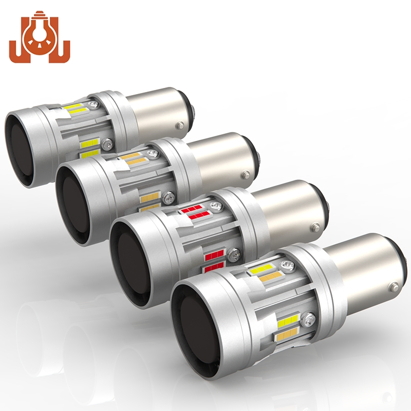 Светодиодная лампа 1157 красная для стоп-сигнала и габаритов