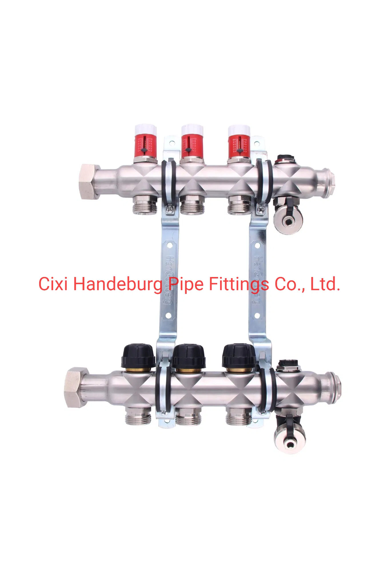 Stainless Steel 304 Manifolds with Thermostatic, Manifold for Floor Heating System