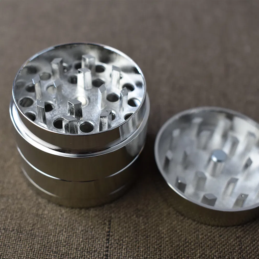 High Quality OEM/ODM 4 Pieces Aluminum Herb Grinder Smoking Accessories Grinder with Custom Logo