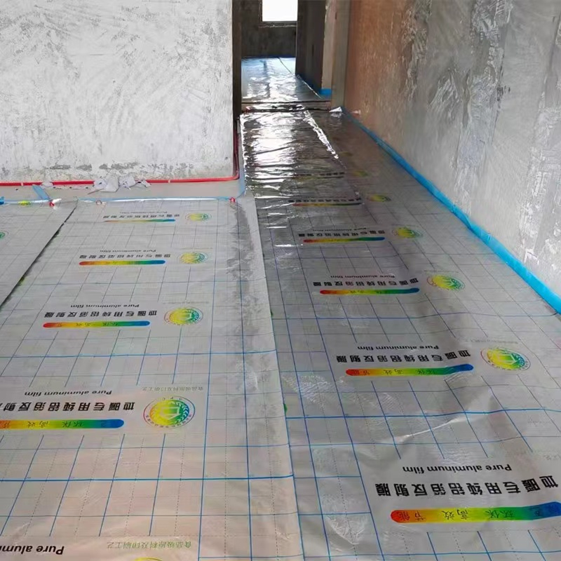 Reflective Rolls 50m Grid Film Aluminium Foil Thermal Insulation for Underfloor Heating Systems Mats