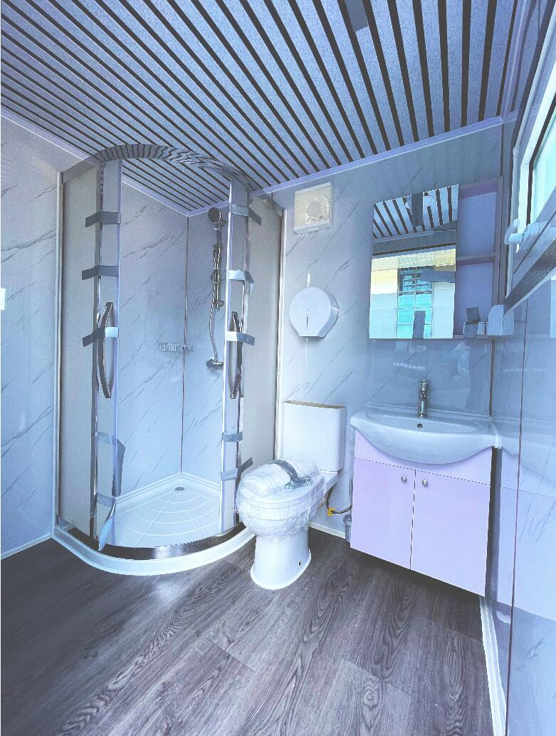 Suihe Modern Prefab Portable Toilets for Sale for Office Buildings Bathrooms Cost-Effective for Outdoor Mobile Construction Sites