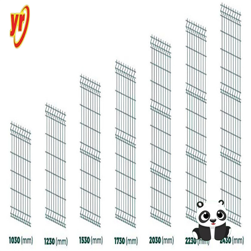 Chic Powder Coated 3D Welded Wire Mesh Security Fence