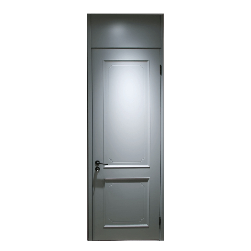 Finished Wood Plastic Composite Majoys Customized Insectproof WPC/PVC Door with Door Lintel