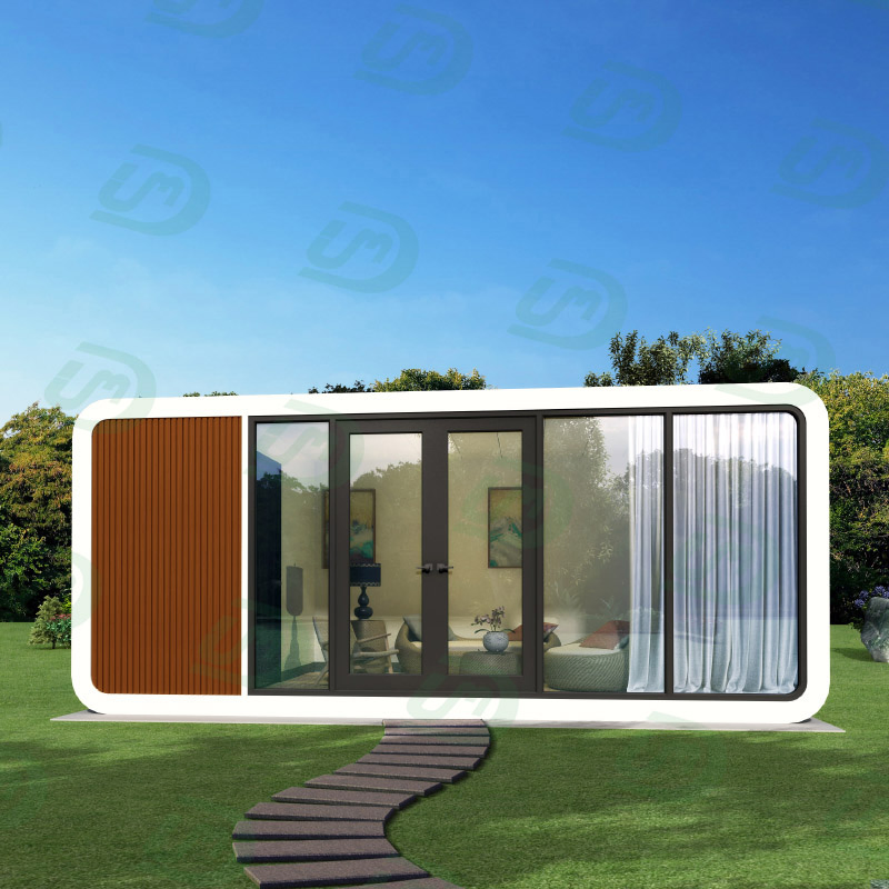 Customized Luxury Mini Working Apple Pod Prefab House Cabin with Furniture