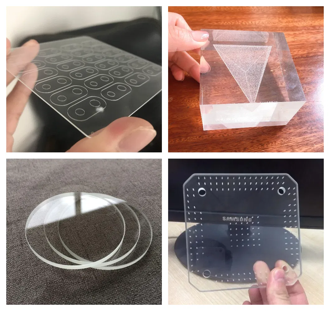 Laser Fast Cutting Processing with Supplied Materials Direct Supply of Laser Glass Cutting Products of Various Shapes