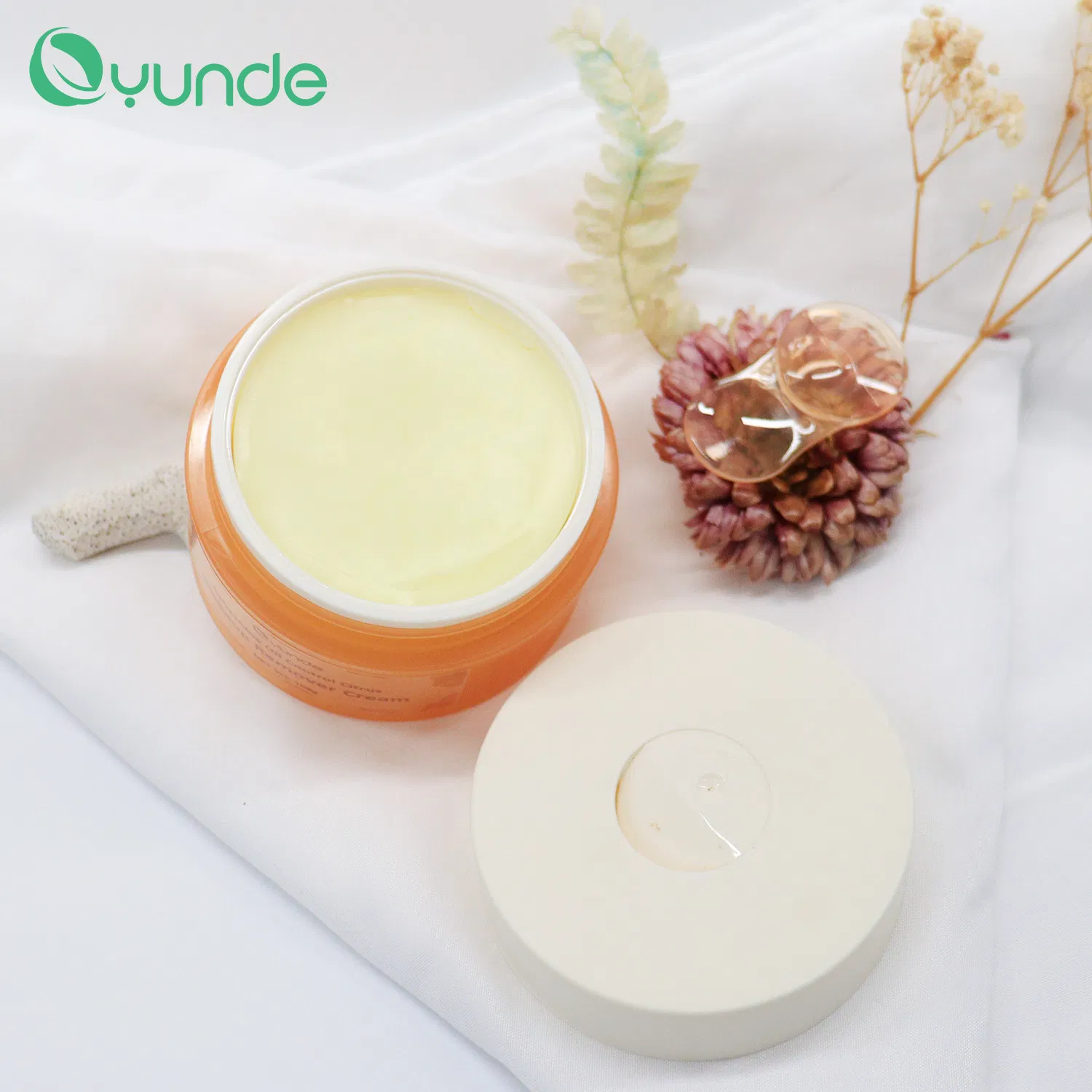 Natural Plant Extract Refreshing Oil Control Orange Makeup Remover Cream