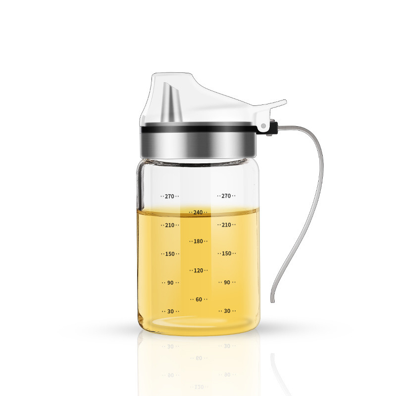 Olive Oil Dispenser Bottle Lead-Free Cruet Glass Bottle Bl15831