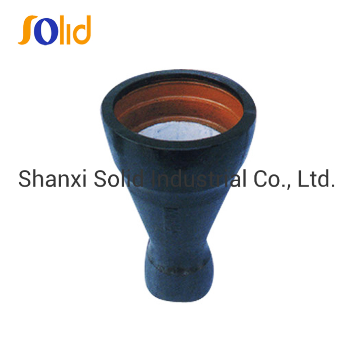 ISO2531 Zinc Layer Bitumen Coating Ductile Iron Tyton All Socket Cross