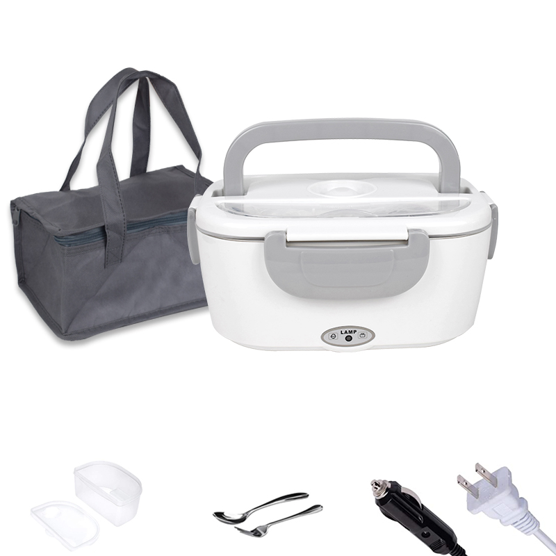 Premium Electric Lunch Box with Stainless Steel Double Layer Design