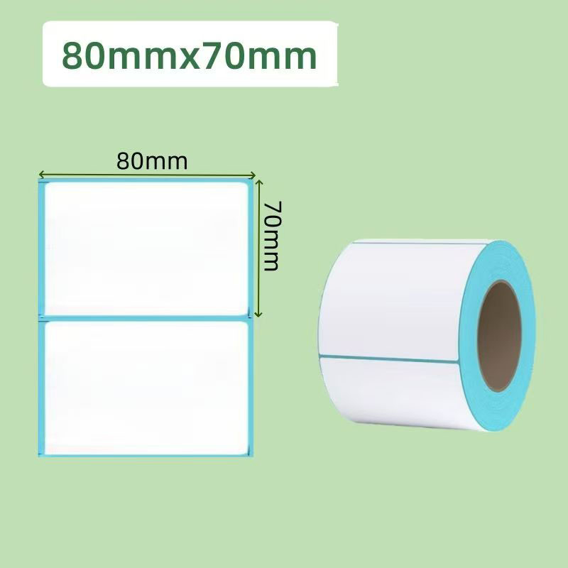 High Quality Self-Adhesive Label Sticker Paper Roll for Supermarket Labels (customizable in size)