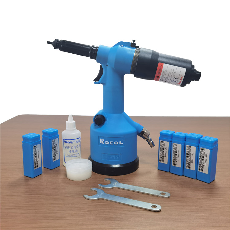 Powerful Pneumatic Hydraulic Rivet Nut Gun Tool with Rod Suction