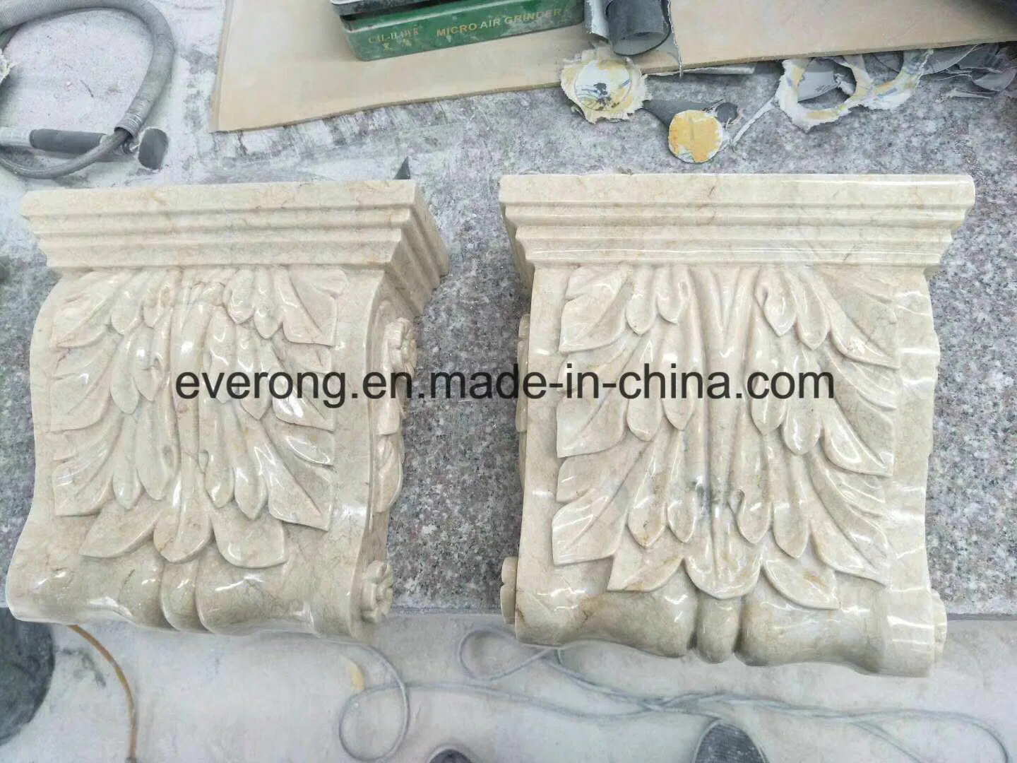 Construction Material, Natural Marble Roman Column Base for Villa Decoration