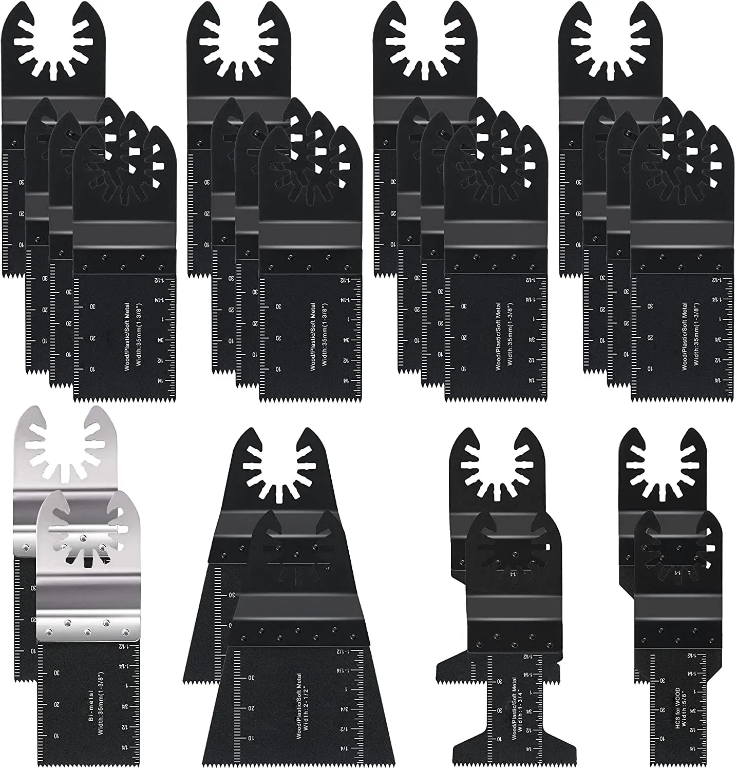 Professional High Quality Bi-Metal Multi-Sized Oscillating Saw Blade for Multi Power Machines Tools