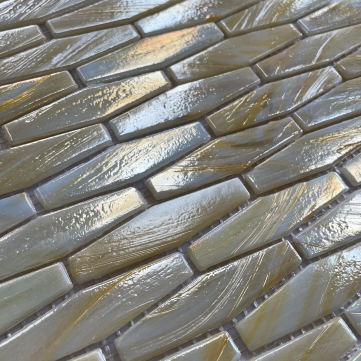 Глянцевая мозаика из стекла для пола и стен