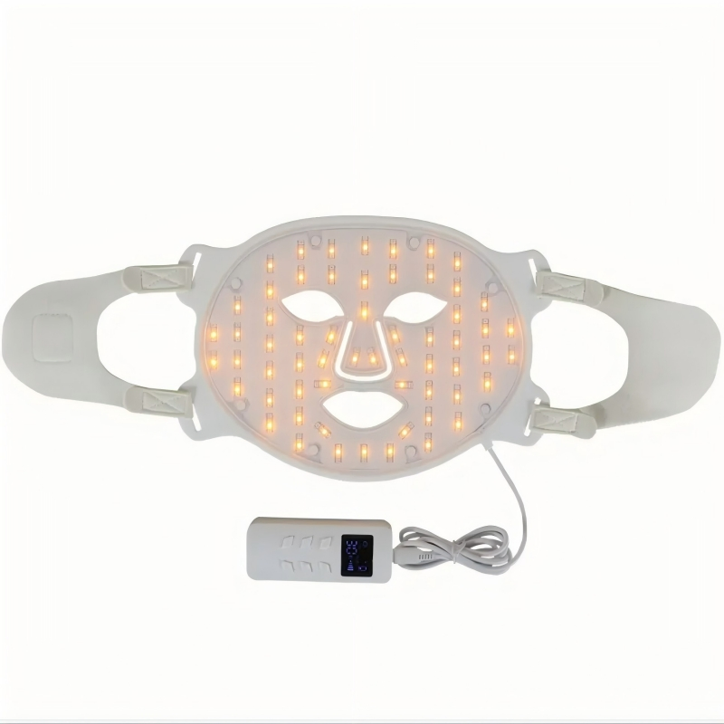 Anti-Aging 4in1 Colors Silicone Infrared Red Light Therapy Facial Mask Skin Care