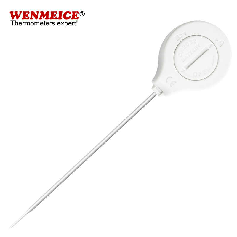 High Accuracy Digital Lollipop Waterproof Min/Max Auto-Cal Thermometer W/Reduced Tip Probe