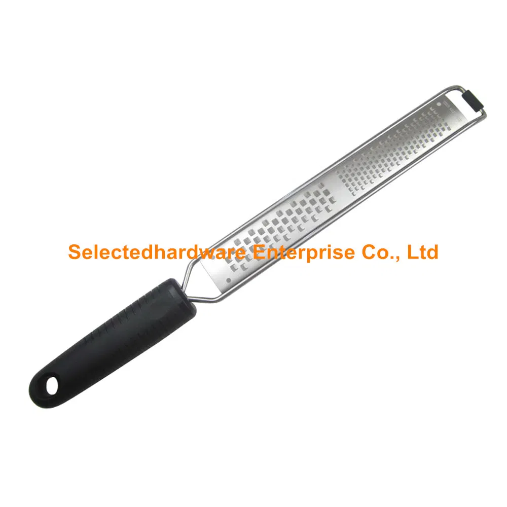 Black Handle Cheese Grater Kitchen Zester Tool Food Slicer
