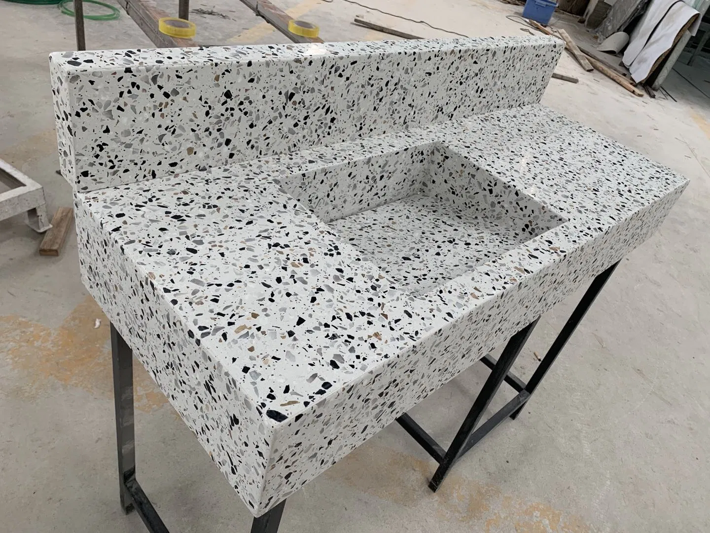 Hot Sale Artificial Terrazzo for Floor Tiles/Wall Tile/Kitchen Top/ Table Top/ Indoor and Outdoor
