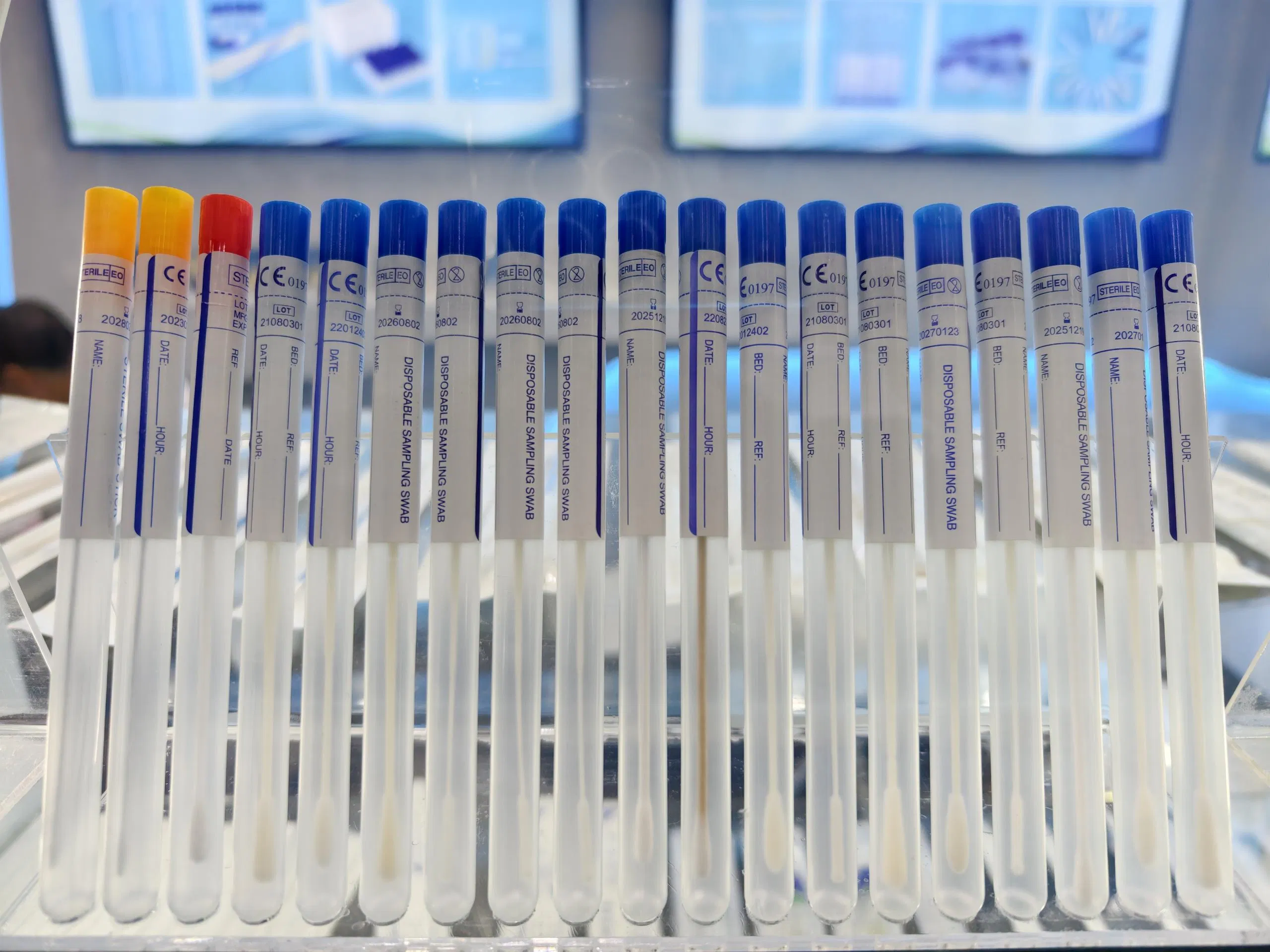 Customized Synthetic Paper Polypropylene PP Film Self-Adhesive Medical Small Diameter Test Tube Label Material