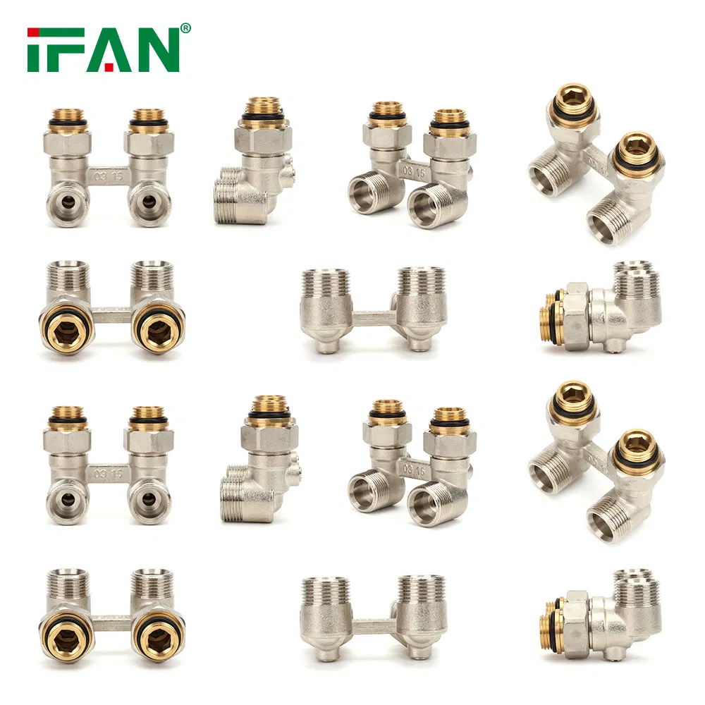 Ifan OEM Customizable High Quality Brass Tubes Angle Manual H Type Radiator Valves