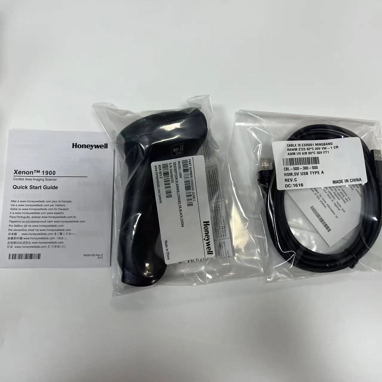 Compatible Factory Price Honeywell Xenon 1900GHD Handheld USB Barcode Scanner (1900GHD-2)