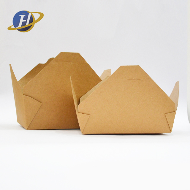 User-Friendly Disposable Paper Food Container: Takeout Lunch Box & Tableware Packaging
