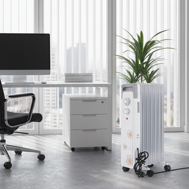 Electric Oil Filled Radiator Heater with Silent Operation and Overheating Protection
