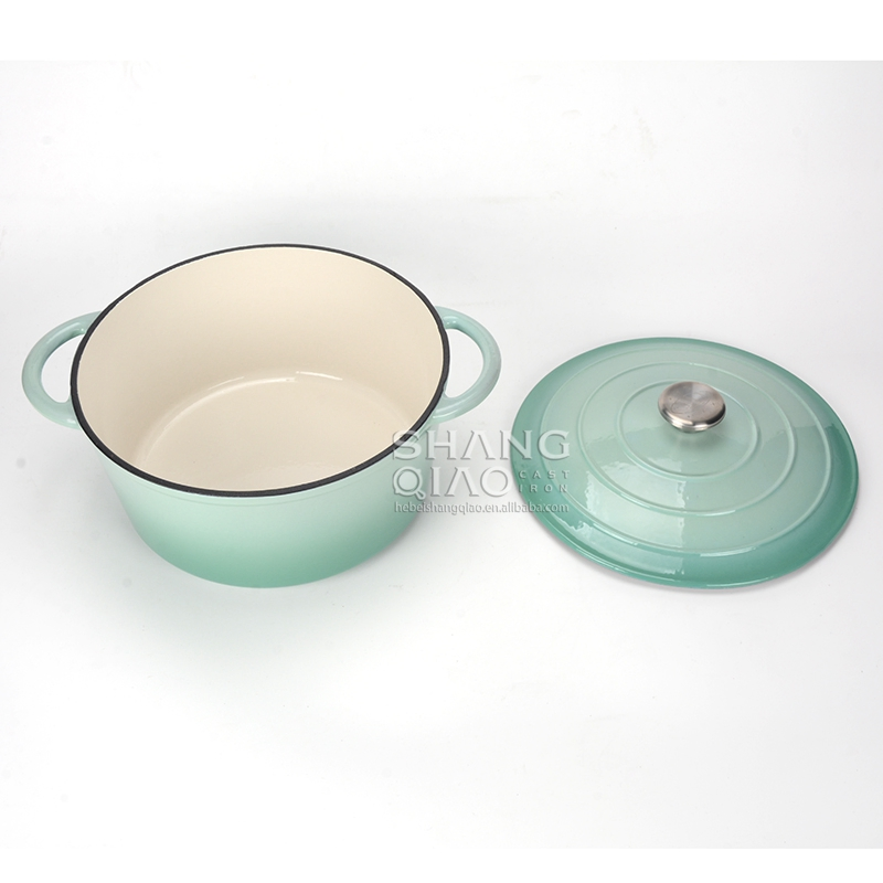 Чугунная эмалированная жаровня для выпечки хлеба