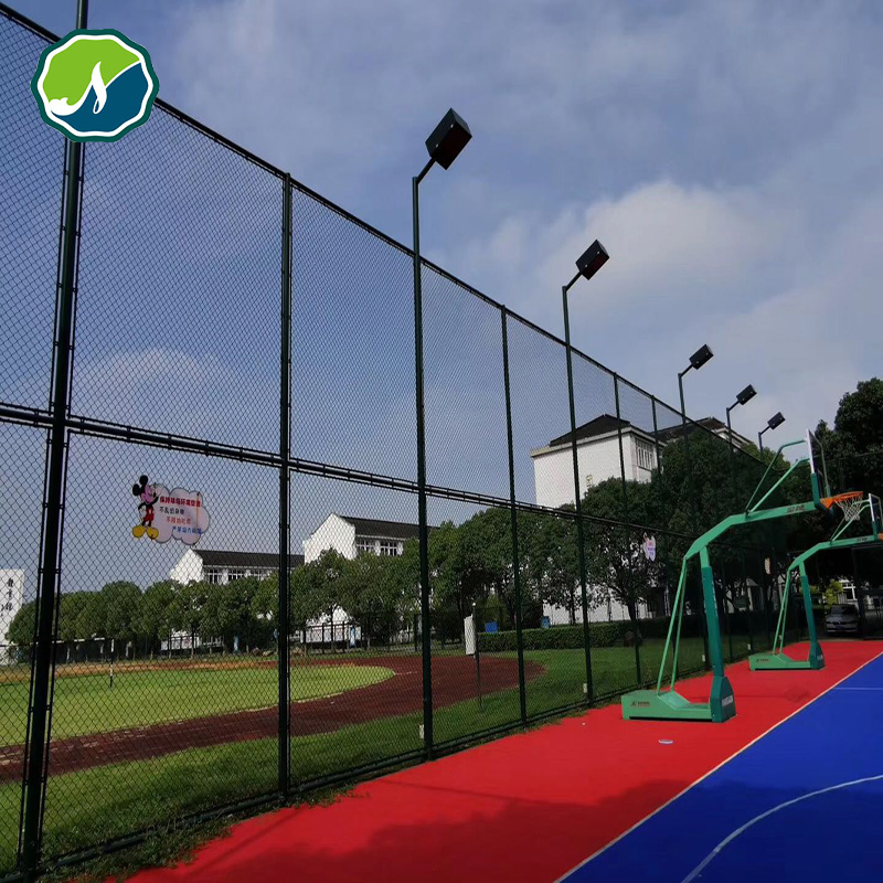 Basketball Court Chain Link Fence 36 Inch Galvanized Stadium Fence