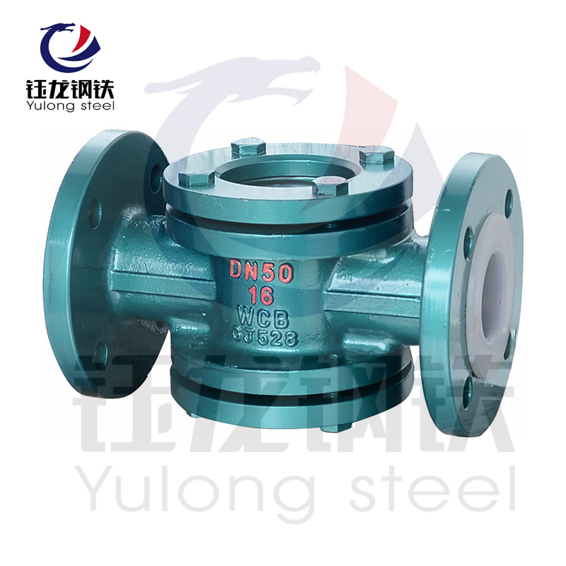 Ss/CS Sight Glass Flow Indicator Valve Dual Window Flange Indicator