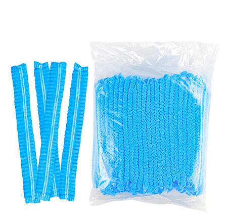 Wholesale Custom Colorful Medical Disposable Non Woven Bouffant Cap with Elastic