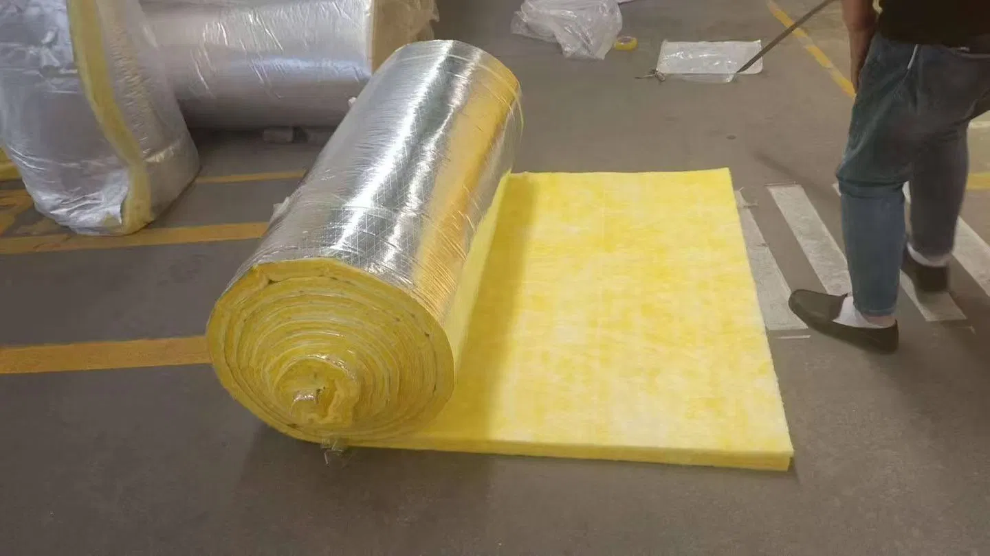 Durable Aluminum Foil Veneer Glass Wool Blanket for Thermal Insulation