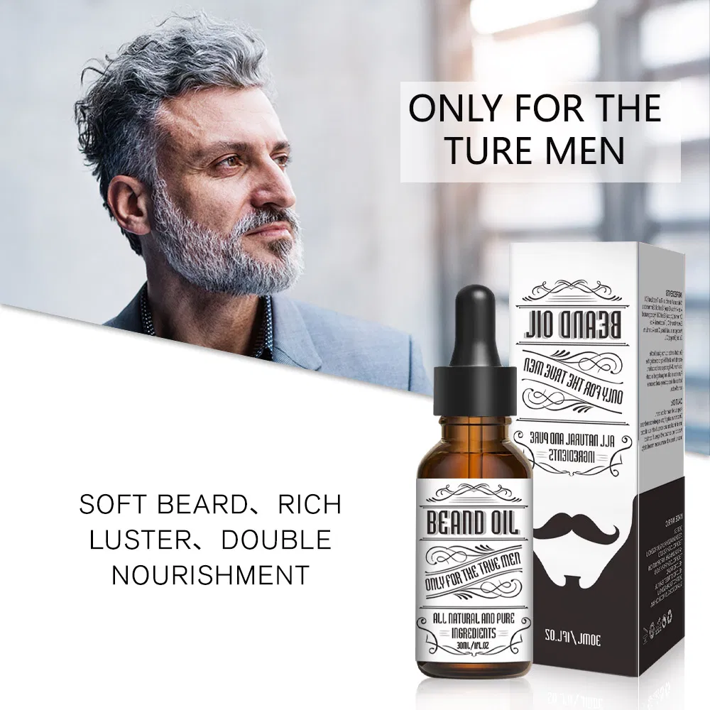 Factory Price High Quality 100% Natural Moisturizing Soften Growth Beard Care Organic Beard Oil for Men