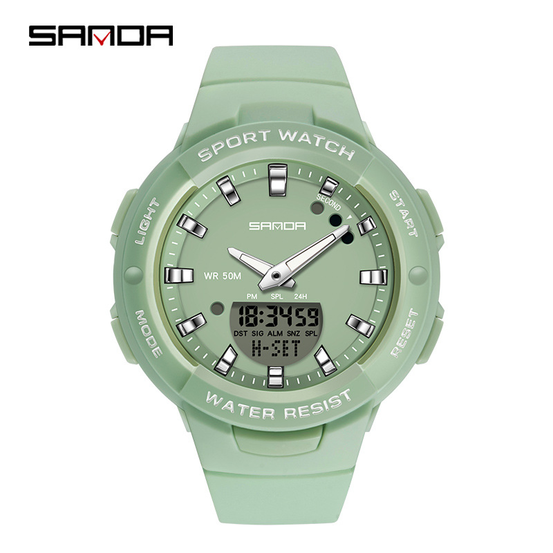 Sanda Multi-Color Wristwatch Fashion Outdoor Casual Unisex Middle School Student Watch