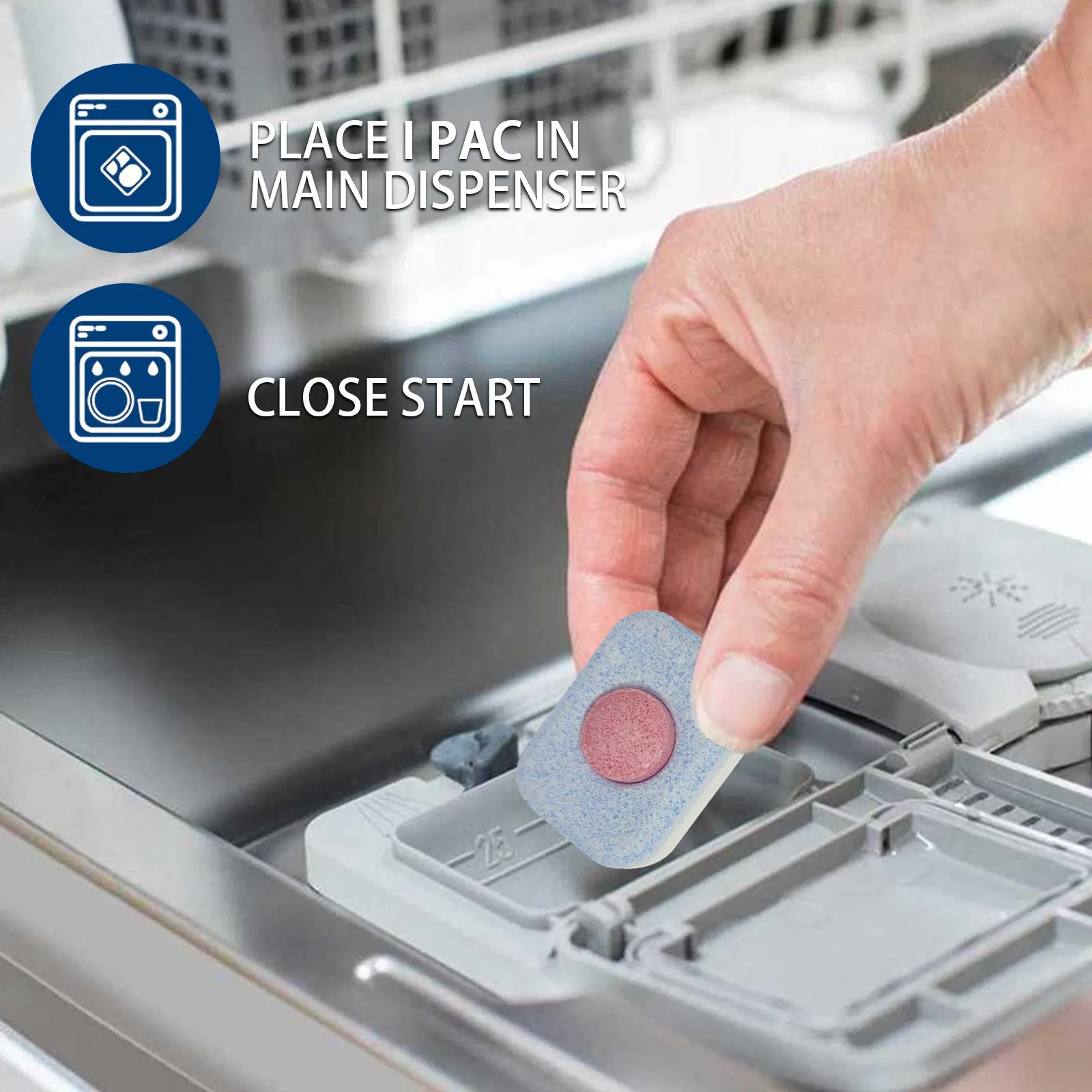 2024 Popular Eco Friendly Washing Machine Deep Cleaner Effervescent Cleaning Tablets