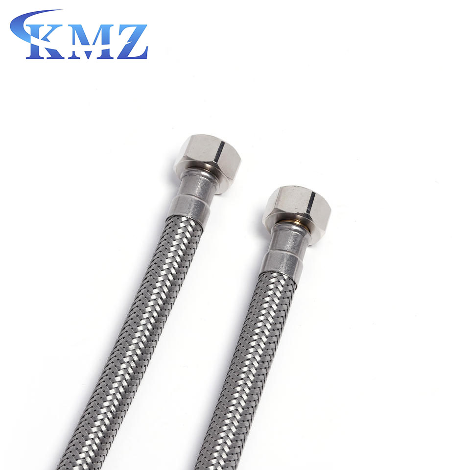 F3/8*F3/8 Stainless Steel Flexible Hose Kitchen Accessories Braided Hose Pipes