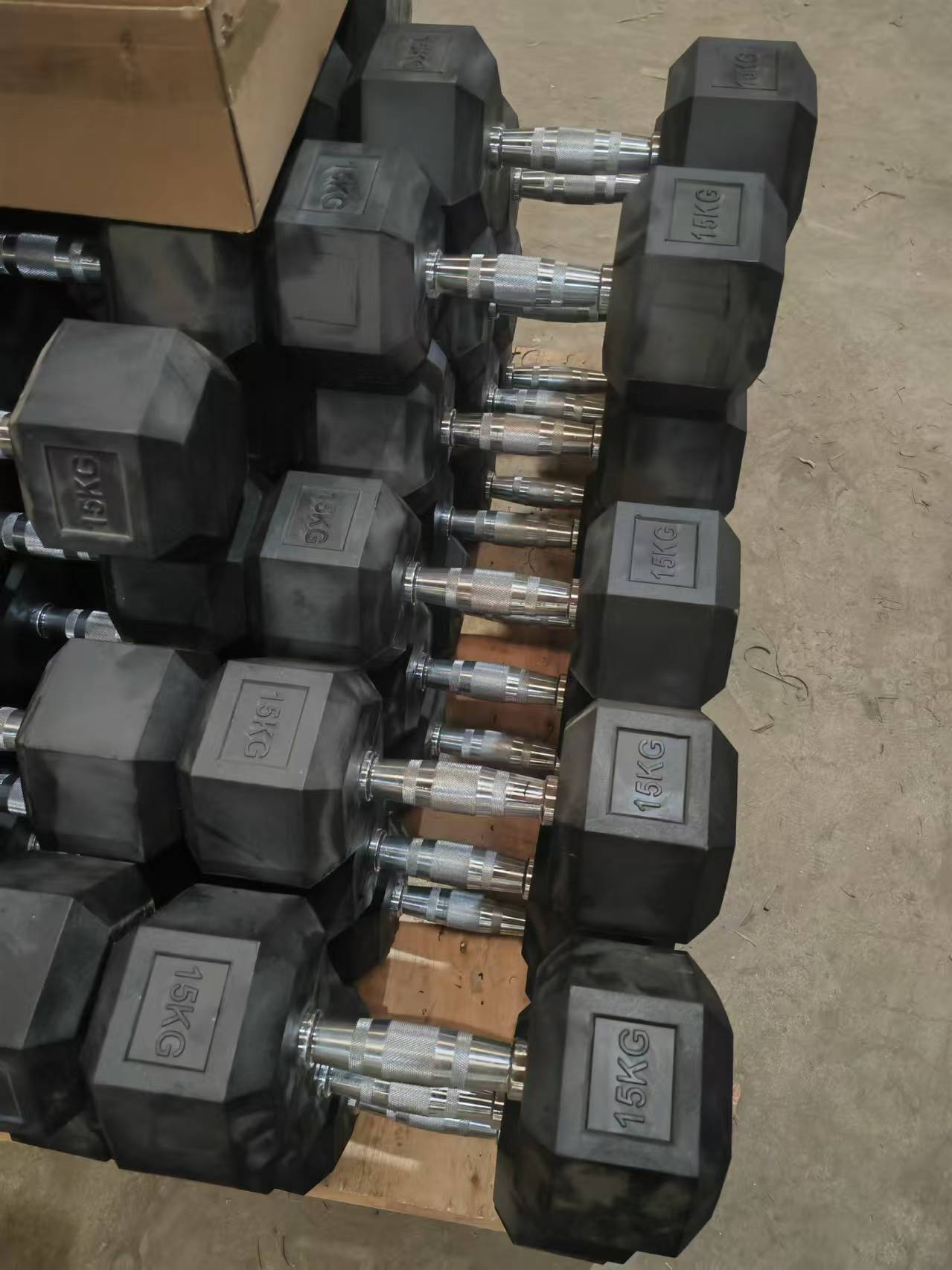 Гантели шестигранные для фитнеса набор