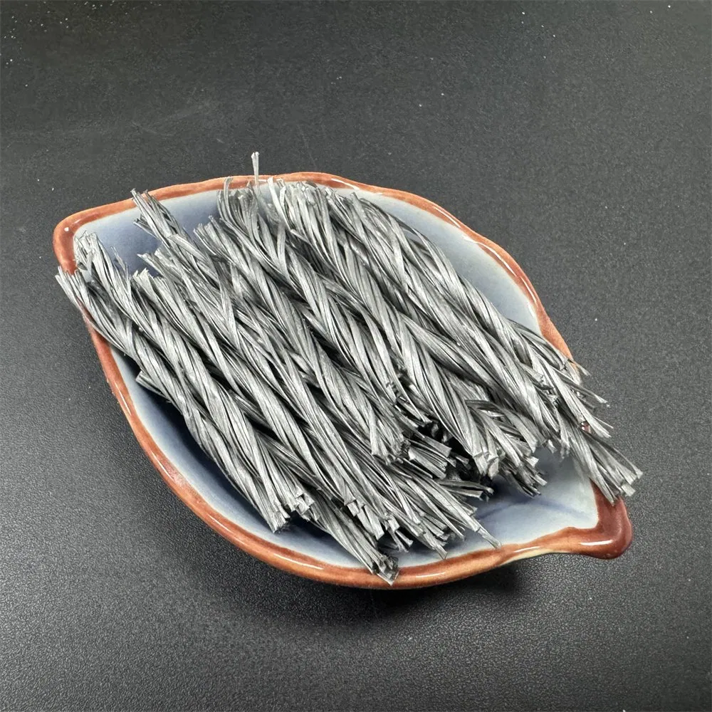 High Performance Concrete Fiber PP Twisted Bunchy Fiber