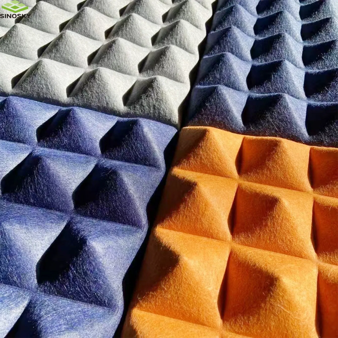 Pyramid Conical Cone-Shaped 3D Polyester Panel